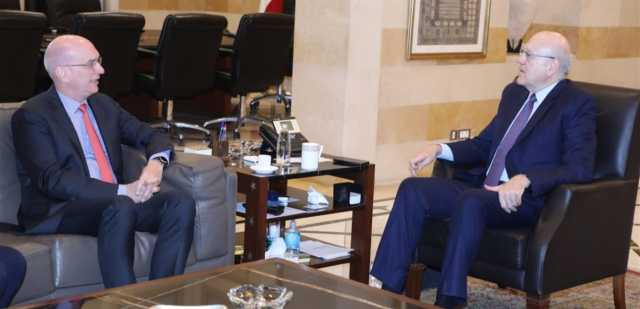 ميقاتي بحث مع السفير الألماني في العلاقات الثنائية بين البلدين