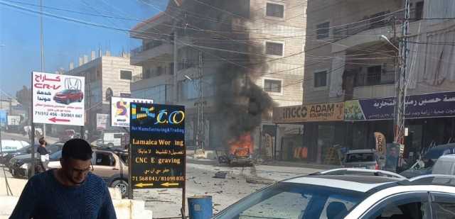 بالصور والفيديو.. طائرة إسرائيليّة تستهدف سيارة في الجنوب