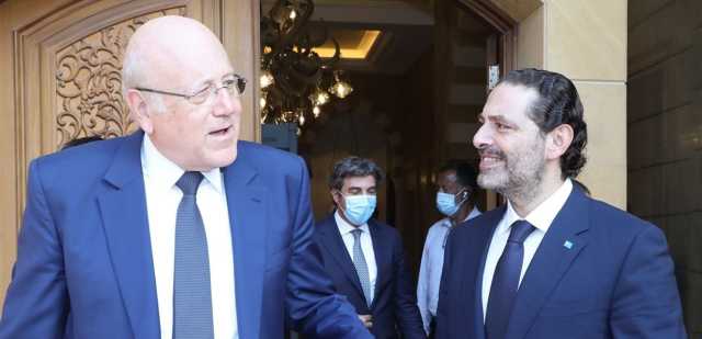 لقاء مرتقب ظهر اليوم بين ميقاتي والحريري في السرايا