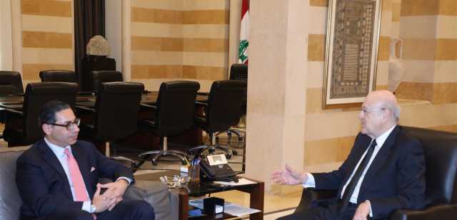 سلسلة لقاءات لميقاتي في السرايا: تشديد على التعاون بين لبنان وقبرص