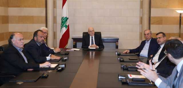 ميقاتي عرض مع ريزا الخطة الإنمائيّة.. وترأس إجتماعاً خاصاً بالإتصالات واستقبل الشامي
