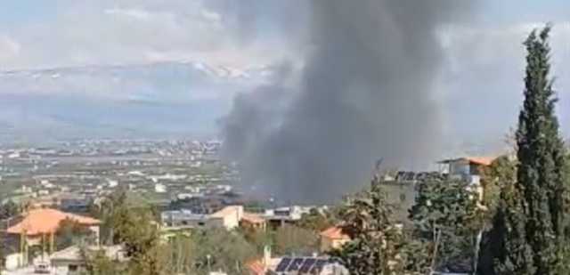 فيديو يوثّق لحظة قصف العدو للنبي شيت اليوم.. هذا ما استهدفه