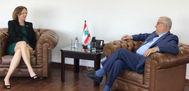 بوحبيب استقبل سفيري فرنسا وأميركا وتلقى اتصالاً من نظيره النمسوي