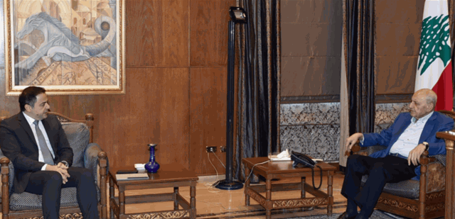 بري إستقبل منصوري والرئيس السابق للجنة الرقابة على المصارف