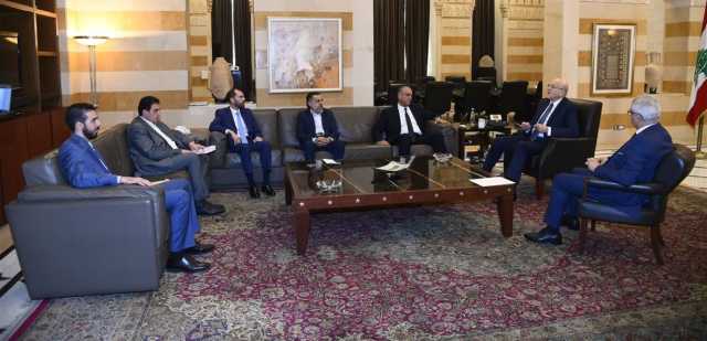 ميقاتي استقبل كتلة الاعتدال الوطني في السرايا