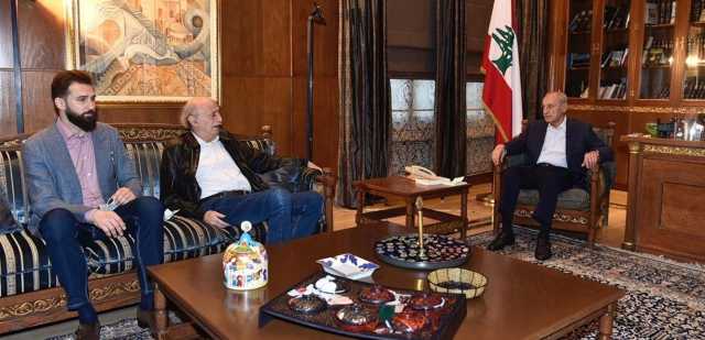 بري يلتقي جنبلاط في عين التينة