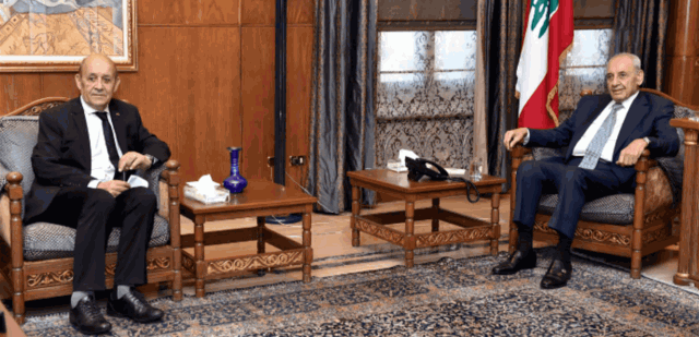 كواليس لقاء بري - لودريان.. ماذا أبلغ رئيس مجلس النواب الموفد الفرنسيّ؟