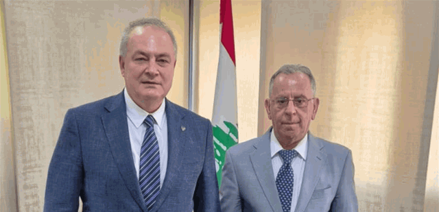 السفير الروسي بحث مع القاضي الحجار في تطوير العلاقات القضائية بين البلدين