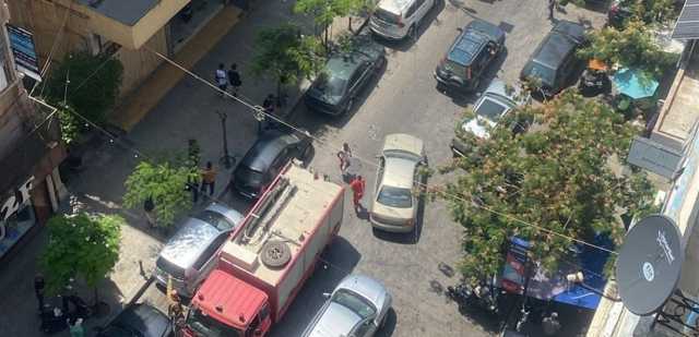 حريق داخل شقة في طرابلس