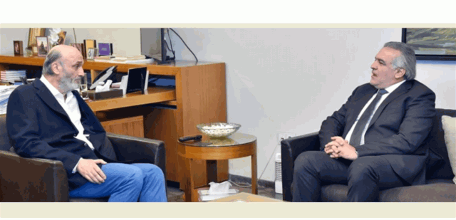 جعجع استقبل نقيب خبراء المحاسبة المجازين