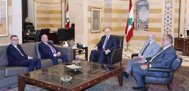 اجتماعان لميقاتي بحثا ملفاً طبياً وصناعياً.. ولقاء مع مدير عام قوى الأمن