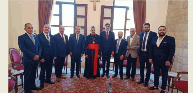 الراعي عرض مع زوار الديمان للتحديات والالتزام بالوحدة الوطنية