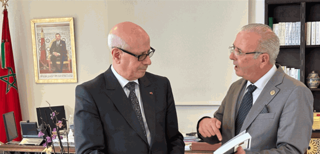 وفد من المجلس الثقافي اللبناني والاغترابي زار سفير المغرب