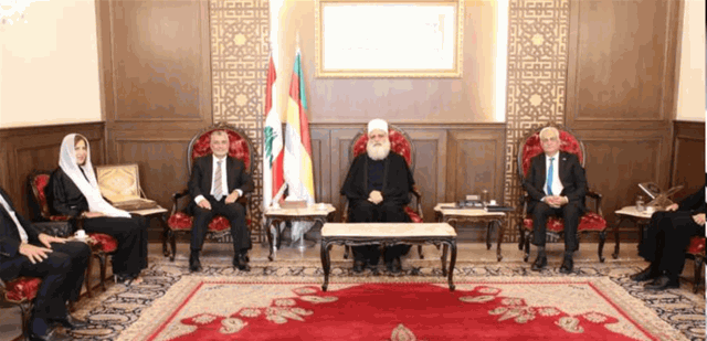 وفد اللبنانية الثقافية في العالم بحث مع أبي المنى الوضع الأمني المستجد