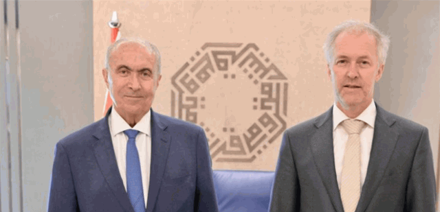 مخزومي استقبل سفير بلجيكا