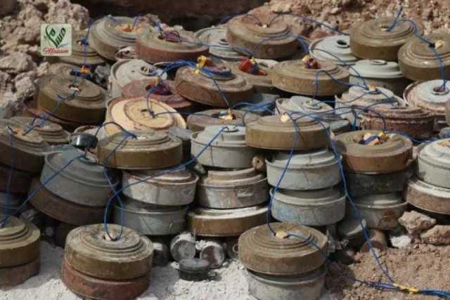 تفكيك 762 لغماً وذخيرة غير منفجرة خلال أسبوع