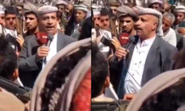 زعيم قبيلة يلقن القيادي الحوثي ”ابو علي الحاكم” درسًا لن ينساه بعد ”هنجمة” الأخير عليه ”فيديو”