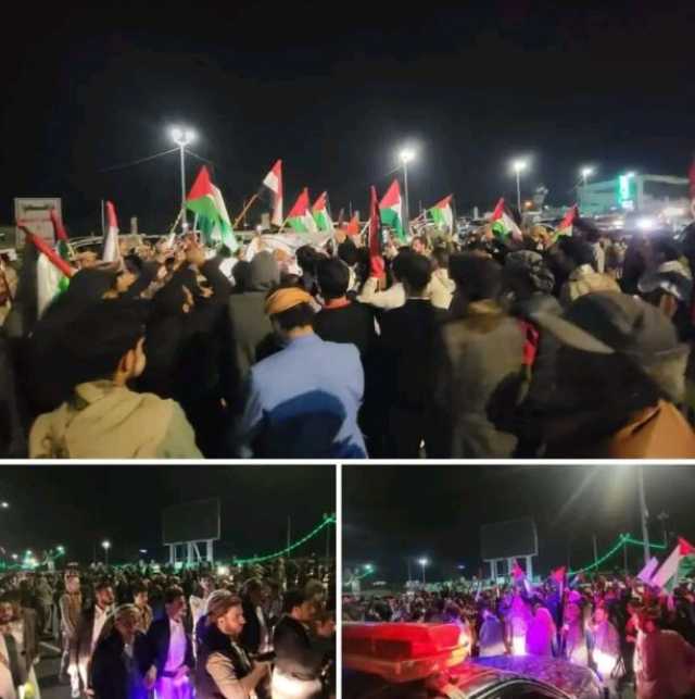 غضب في صنعاء رفضاً لجرائم إسرائيل في غزة