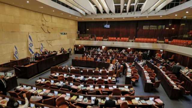 الكنيست الإسرائيلى يصوت غدا على مقترح لحجب الثقة عن حكومة بنيامين نتنياهو