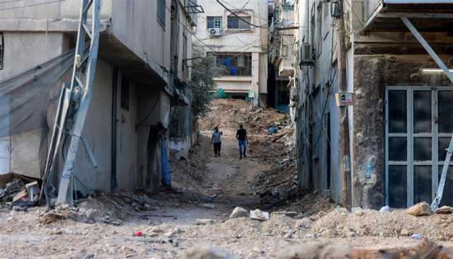 مسؤول فلسطيني يكشف حجم الدمار في مخيم جنين