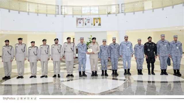 شرطة الشارقة والحرس الوطني تعززان الشراكة الأمنية