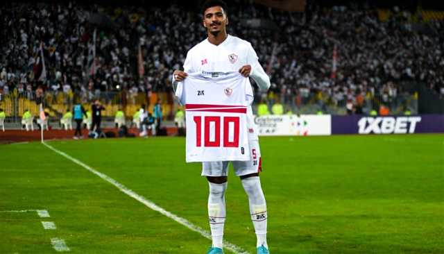 حسام عبدالمجيد.. 100 مباراة مع الزمالك