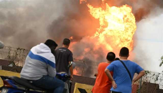 فيديو| انفجار هائل لأنبوب غاز يخلّف 33 مصاباً في ماليزيا