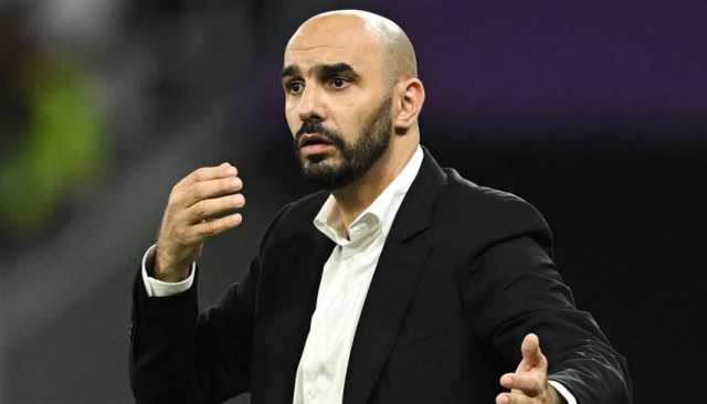 حقيقة رحيل الركراكي عن تدريب 'أسود الأطلس'