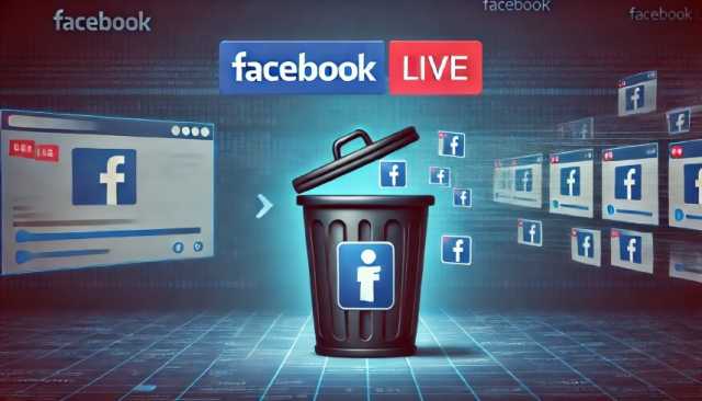 بعد 30 يوماً من نشره.. فيس بوك يحذف البث المباشر لمقاطع الفيديو