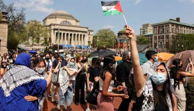 دعوى قضائية تتهم المدافعين عن الفلسطينيين بجامعة كولومبيا بالدعاية لحماس