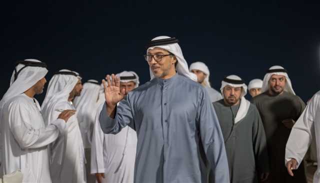 منصور بن زايد يستقبل الفائزين بجائزة التميز الزراعي