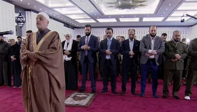 لأول مرة.. صلاة العيد في قصر الشعب بدمشق