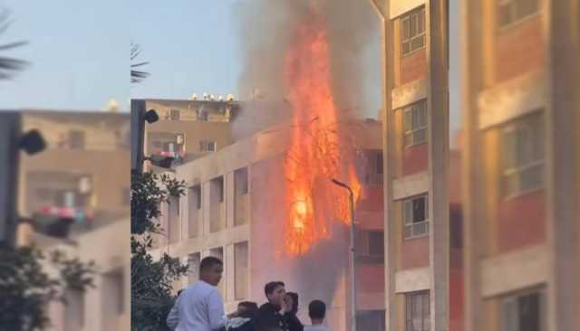 فيديو:الألعاب النارية تحوّل صلاة العيد إلى حريق كارثي في مصر