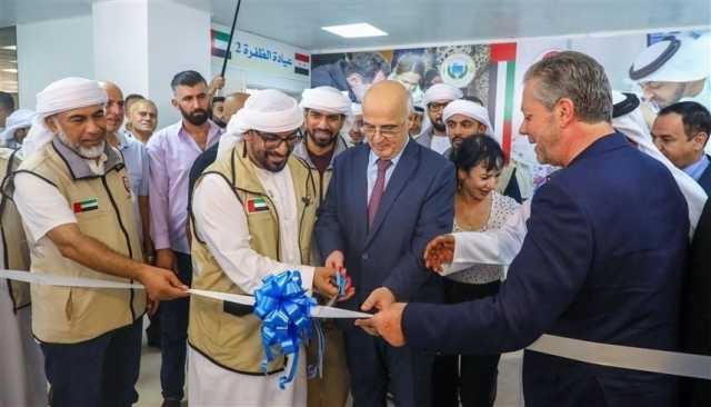 الهلال الأحمر الإماراتي يفتتح قاعتي 'أبوظبي' و'الظفرة' في جامعة تشرين السورية