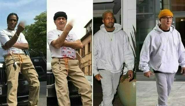 سبعيني يتحول إلى نجم بتقليد إطلالات المشاهير