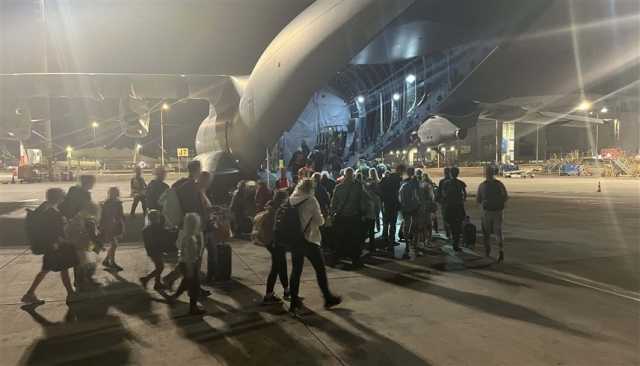 طائرة عسكرية على متنها 51 شخصاً قادمة من إسرائيل تهبط في ألمانيا