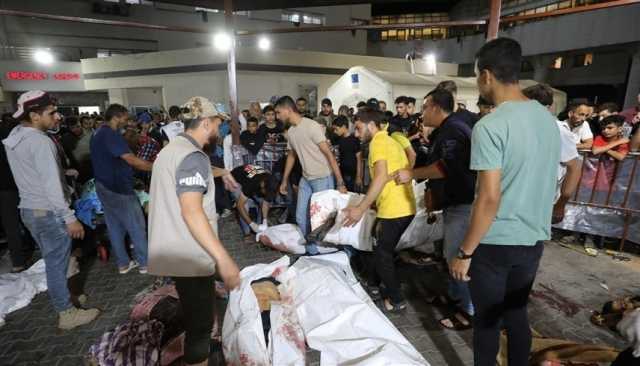 آخر فيديو لمستشفى المعمداني قبل قصفه
