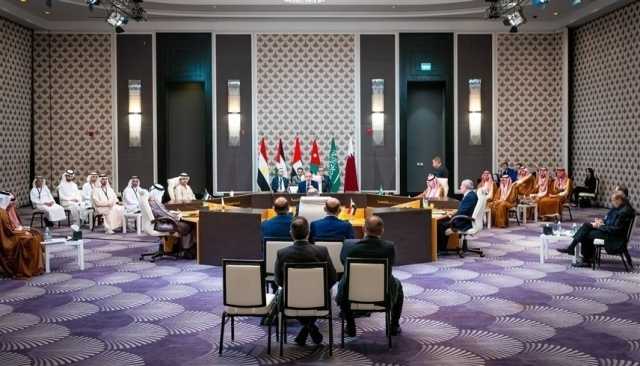 عبدالله بن زايد يشارك في الاجتماع التنسيقي العربي والاجتماع المشترك مع بلينكن في الأردن