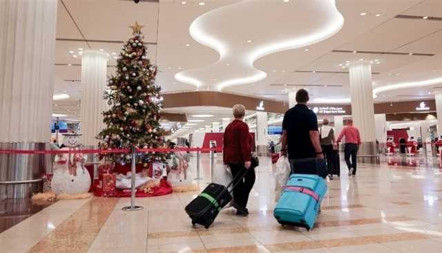 'مطار دبي' يتوقع استقبال 4.4 ملايين مسافر خلال موسم الأعياد
