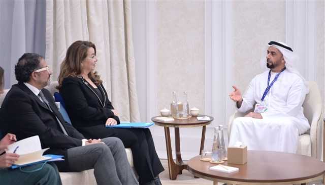 سيف بن زايد يبحث مع مسؤولة أممية التصدي للجرائم التي تؤثر على البيئة