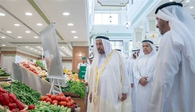 حاكم الشارقة يفتتح سوق الجبيل في مدينة كلباء