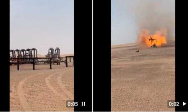 اشعال نيران في انابيب نفط صافر بمأرب بعد يومين من مفاوضات الرياض