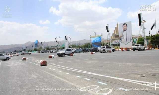 استكمال الترتيبات في ميدان السبعين للإحتفال المليوني بالمولد النبوي