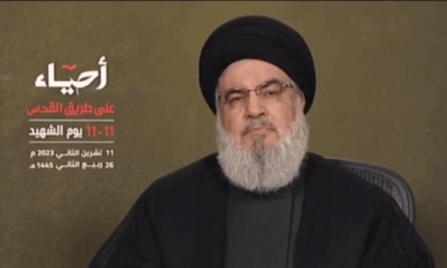 نصر الله: أمريكا قادرة على إيقاف العدوان على غزة