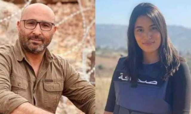 استشهاد مراسلة ومصور الميادين بغارة صهيونية جنوب لبنان