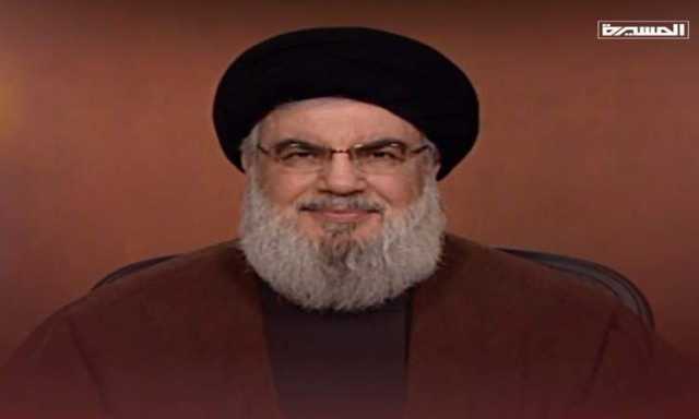 السيد نصر الله: العدوان على غزة كارثة إنسانية تستدعي تحركًا عالميًا عاجلًا