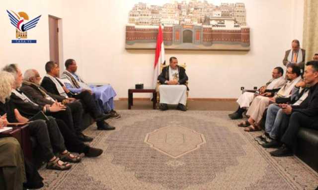 زير الخارجية يلتقي الوفود العربية والدولية المشاركة في مؤتمر فلسطين