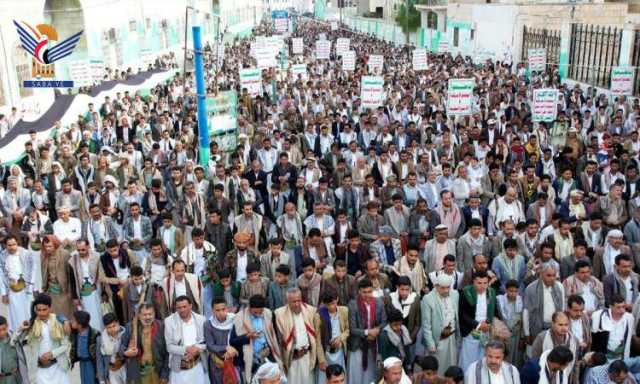 مسيرات غير مسبوقة في حجة تحت شعار جهاد وثبات.. لن نترك غزة
