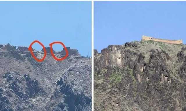 تنديد حكومي بالعدوان الأمريكي على قلعة القشلـة التاريخية في جبل نقم