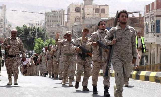 مسير مسلح لقوات التعبئة بمديرية الصافية في أمانة العاصمة